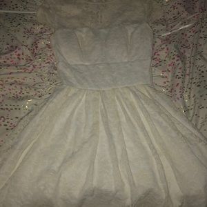 White lace dress (worn once)